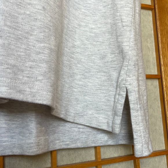 American Eagle Outfitters Short Sleeve Polo Shirt in Light Gray Small NWT - Picture 5 of 9